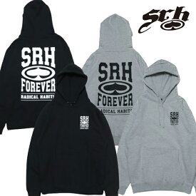 SRH パーカー プルオーバー スウェット 西海岸 COLLEGE LOGO メンズサイズ