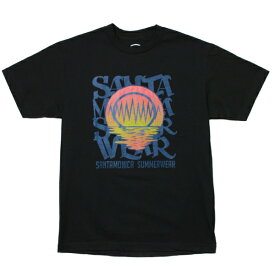 SANTA MONICA SUMMER WEAR Tシャツ　　SUNSET 黒 　 (サンタモニカ)