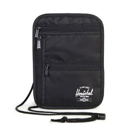 HERSCHEL MONEY POUCH 　 マネーポーチ 黒 　ハーシェル　ブラック　BLACK　パスポートケース