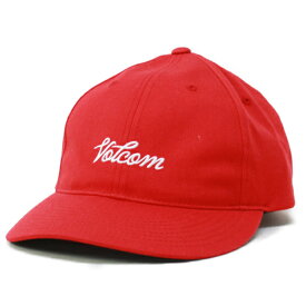 VOLCOM 6パネルCAP WESTFIELDER 赤 （ヴォルコム）（ボルコム） (キャップ)