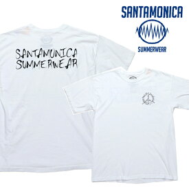 SANTA MONICA SUMMER WEAR Tシャツ 白　Bleached HWL　 サンタモニカ
