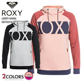 ROXY ロキシー レディース ウィメンズ パーカー フーディ LIBERTY HOODIE 撥水 ロゴ スウェット ERJFT03746【スノータウン】