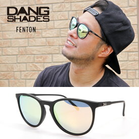 正規品 DANG SHADES ダンシェイディーズ FENTON -BLACK SOFT- Champagne Gold Mirror Polarized サングラス 釣り サップ SUP スノボ 偏光レンズ