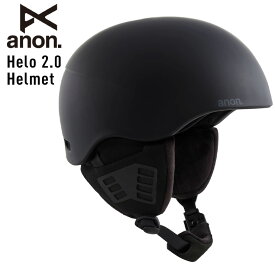 正規品 23-24 anon アノン Helo 2.0 Helmet ヘロー BLACK ヘルメット スノーボード スキー 【JSBCスノータウン】
