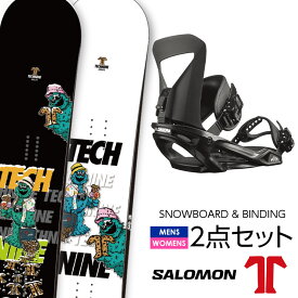 取付無料 TECHNINE テックナイン JAHLIFE ジャーライフ スノーボード ＆ SALOMON PACT バインディング 2点セット 22-23 2023 メンズ ウーメンズ