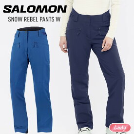 【30日まで使える最大2500円引きクーポン】22-23 SALOMON サロモン SNOW REBEL PANTS W レディース スノーボードパンツ スノーボードウェア スキーウェア 【JSBCスノータウン】