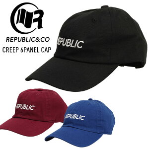 REPUBLIC pubN CREEP 6PANEL CAP N[v VbNXpl Lbv Xq