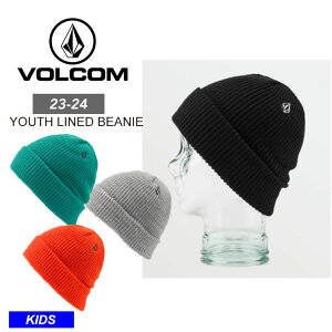 23-24 VOLCOM {R YOUTH LINED BEANIE r[j[ V