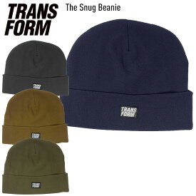 正規品 23-24 TRANSFORM トランスフォーム The Snug Beanie スナッグ ビーニー ニットキャップ スノーボード スキー バックカントリー 【JSBCスノータウン】