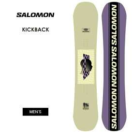 23-24 2024 SALOMON サロモン KICKBACK キックバック スノーボード 板 メンズ