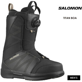 【30日まで使える最大2500円引きクーポン】23-24 2024 SALOMON サロモン TITAN BOA タイタンボア ボアブーツ スノーボード ブーツ メンズ