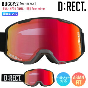 D:RECT fBNg Xm[{[h S[O BUGGY:2 J[FMat BLACK YFNEON CRMC RED Revo mirror 