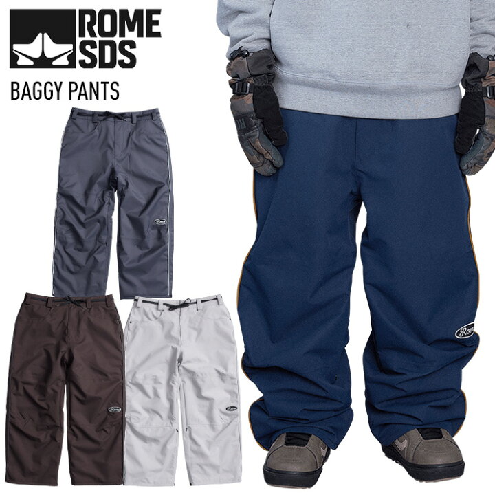 楽天市場】正規品 23-24 ROME SDS ローム BAGGY PANTS バギーパンツ 