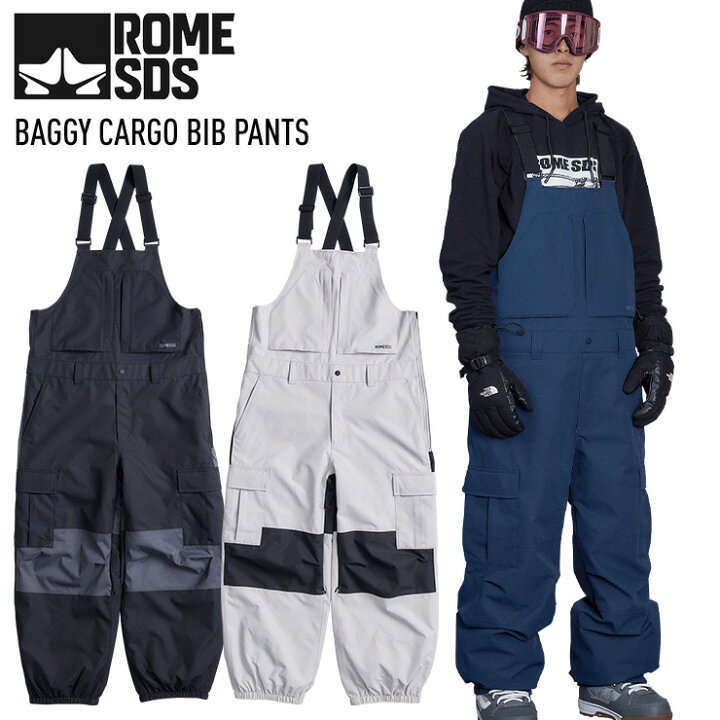 楽天市場】正規品 23-24 ROME SDS ローム BAGGY CARGO BIB PANTS 
