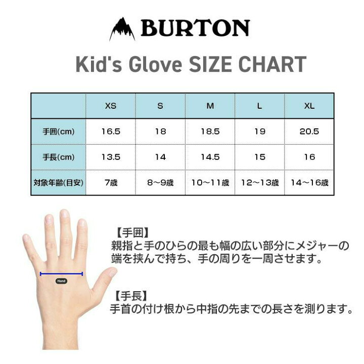 楽天市場】25-26 バートン BURTON ゴアテックス グローブ Kids