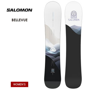 【無料ワックスサービス有】24-25 2025 SALOMON サロモン BELLEVUE ベルビュー カービング フリーライド パウダー スノーボード 板 レディース ウーメンズ