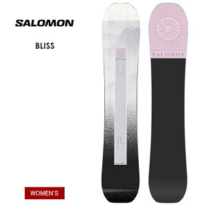 【無料ワックスサービス有】24-25 2025 SALOMON サロモン BLISS ブリス カービング フリーライド スノーボード 板 レディース ウーメンズ