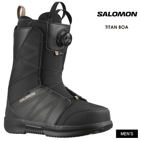【SS期間中エントリーでP+9倍＆P+1倍＆最大2500円オフクーポン】24-25 2025 SALOMON サロモン TITAN BOA タイタンボア ボアブーツ スノーボード ブーツ メンズ
