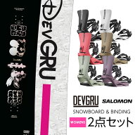 取付無料 DEVGRU デブグルー ETA スノーボード ＆ SALOMON RHYTHM リズム バインディング 2点セット 24-2…