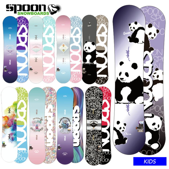 楽天市場】SPOON スプーン キッズ スノーボード 板フラット形状 軽量 