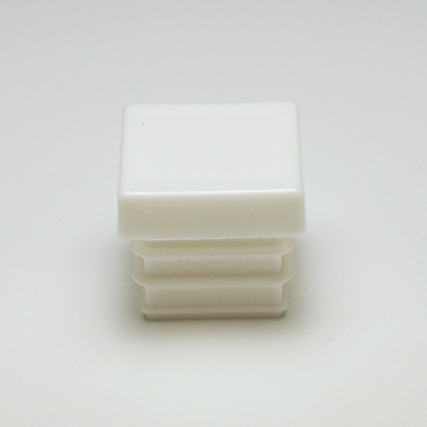 打込みタイプの丸パイプ 角パイプ用樹脂キャップです 打込み用パイプキャップ オリジナル 角パイプ 厚み1.2～2.3mm用 50mm角 人気ショップ 樹脂製 ホワイト