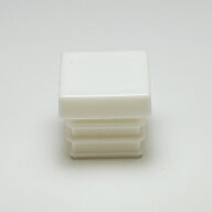 パイプキャップ 樹脂キャップ エンドキャップ 角パイプ 30mm角 厚み1.2〜1.6mm用 樹脂 白 ホワイト 打ち…