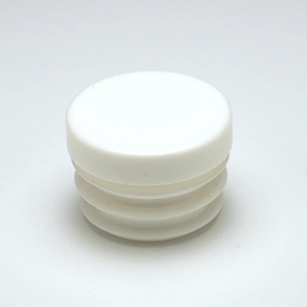 パイプキャップ 樹脂キャップ  エンドキャップ 丸パイプ 外径φ32.0mm 厚み1.2〜2.0mm用 樹脂 白 ホワイト 打ち込み用 