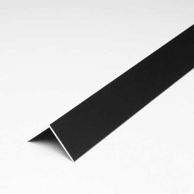 アルミアングル コーナー材（薄口） 0.9x38x38x3640mm 黒 ブラック Lアングル L字 DIY アルミ汎用型材 【※サービスカット対応商品です】