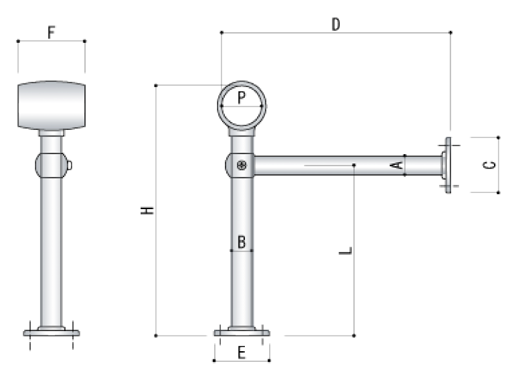 専用品　CPB 2品 楽天市場】足掛金物 CPB-2 足掛ブラケット カウンター 足置き
