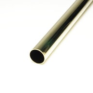 足置きパイプ カウンター用 足掛金物 CPP-32 足掛け用パイプ 32mm x 4000mm ゴールド 磨き