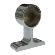パイプブラケット サイドブラケット 横受 ハンガー 手摺 HRB-3D 10mm エンド用 クロームメッキ