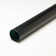 丸パイプ スチール 鋼管 カラー パイプブラケット用 手すり ハンガーパイプ HRP-3 19mm x 1000mm 黒 ブラ…