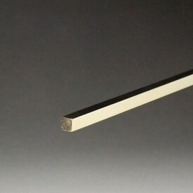 真鍮角棒 フラットバー 見切り 6x6x2000mm ゴールド 三面磨き