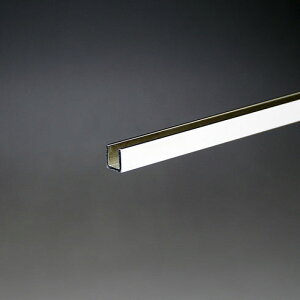 真鍮チャンネル チャンネル材コ型 C型 コの字 フレーム枠 1.2x8.4x10x3000mm クロームメッキ 【※サービスカット対応商品です】