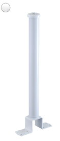 天井吊り棒 L型金具タイプ CBD-SD1615 φ16 x 1500mm ホワイト【あす楽対応】