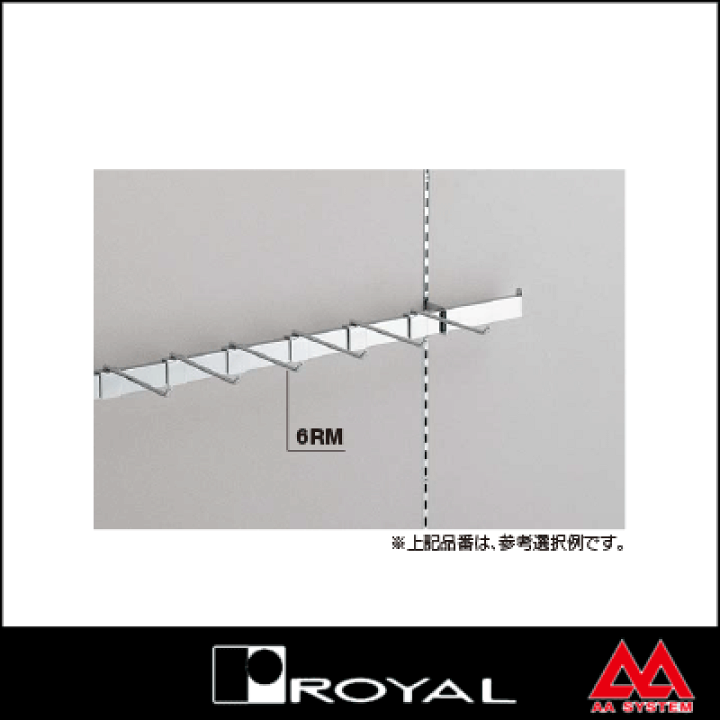 ロイヤル ロッドフック クローム 6φ×100mm 6RM | ねじ・くぎ