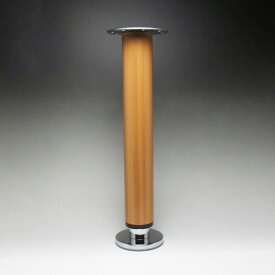 テーブル脚 アイアン 昇降式ポール脚 DSS-500A 高さ調整幅 600～800mm（4cm間隔x5段階昇降） 木目塗装