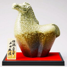 干支壷（丙午）【信楽焼】清酒 若戎 純米酒720ml [函入]