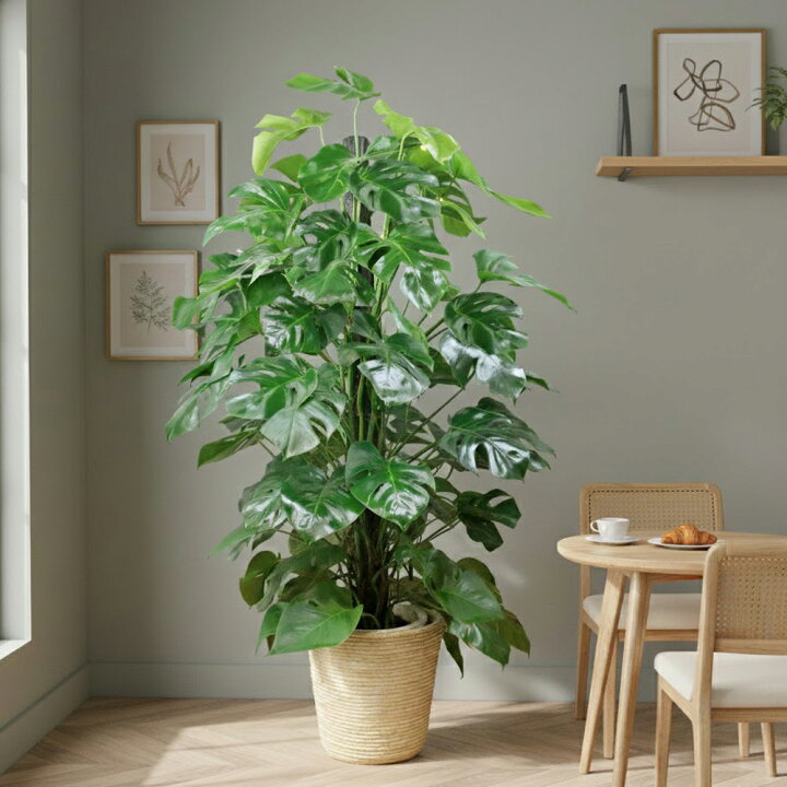 楽天市場】【送料無料】モンステラ 10号 大型 観葉植物 尺鉢 150cm 