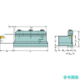 サンドビック 151.2-3232-25 T-Max Q-カット ツールブロック(420) 【1個】