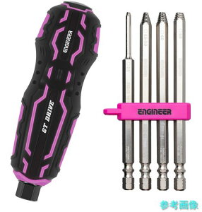 (ENGINEER) DZ-74P �{���g�͂����r�b�g GT�h���C�� �l�W���O���Z�b�g PINK&BLACK �Z�p���Ε�2-5mm�p