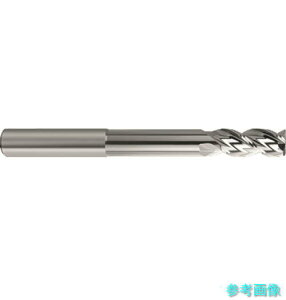 (GUHRING) 8254 10.005 アルミ用 3枚刃エンドミル 6xD 無処理 10mm コーナーR0.5 【1本】
