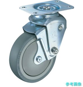 ハンマー 940BBE-UZ100-23 クッションキャスター旋回式ウレタン車輪100mm 線径2.3mm 【1個】