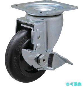 (�n���}�[) 4132S-F100 �y�ʃL���X�^�[ ���񎮃S���ԗ�(�i�C�����z�C�[��)100mm �X�g�b�p�[�t �y1�z