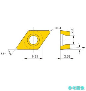 �O�H DCMT070204-LM(MP7135) �X�e�����X�|������H�p�R�[�e�b�h���d�ގ�MC_MP7100�V���[�Y MP7135 �y10�z
