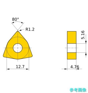 �O�H WNMG080412-FPH(MC6115) �X�e�����X�|������H�p�R�[�e�b�h���d�ގ�MC_MP7100�V���[�Y MC6115 �y10�z