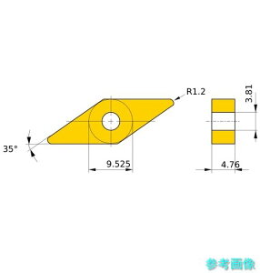 �O�H VNMG160412-FPH(MC6125) �X�e�����X�|������H�p�R�[�e�b�h���d�ގ�MC_MP7100�V���[�Y MC6125 �y10�z