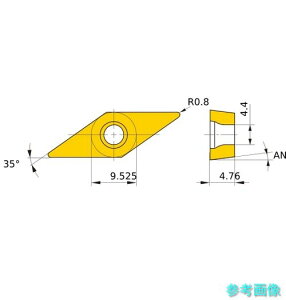 �O�H VCMT160408-MM(MC7115) �X�e�����X�|������H�p�R�[�e�b�h���d�ގ�MC_MP7100�V���[�Y MC7115 �y10�z