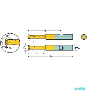 SANDVIK 326R06-B15050VM-TH(1025) �R���~��326�\���b�h�G���h�~��(730) 1025 �y1�z