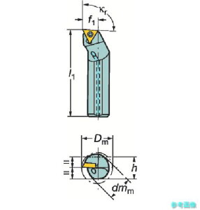 SANDVIK E08K-STFCR 06-R �R���^�[��107 �|�W�`�b�v�p���d�{�[�����O�o�C�g(210) �y1�{�z